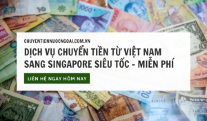 chuyển tiền sang singapore qua dịch vụ Chuyển tiền nước ngoài